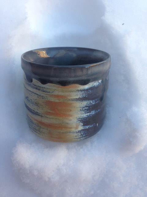Soda fired cup by Nicole Copel