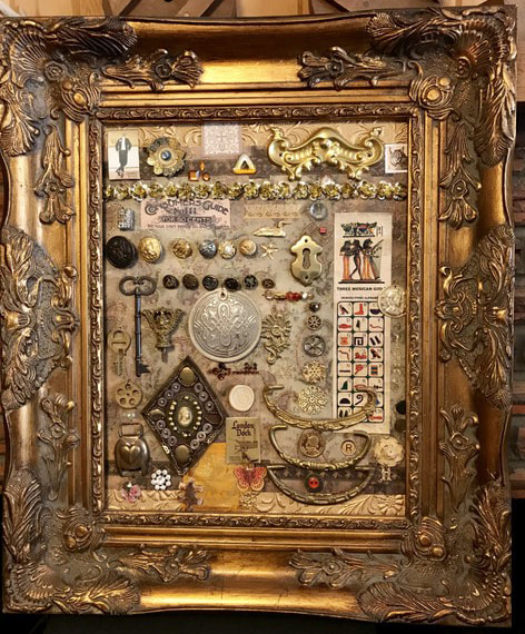 Barb St. Clair--Cabinet of Curiosities collage