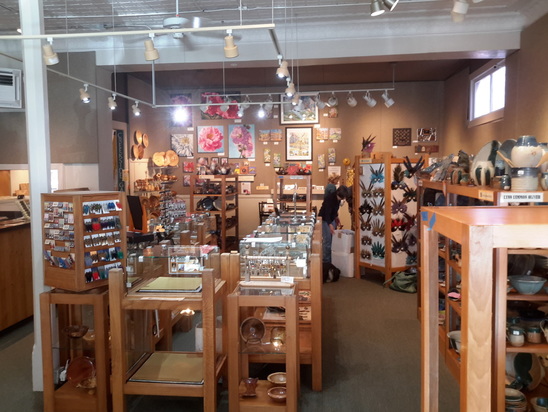 View of inside of Commonwheel Artists Co-op