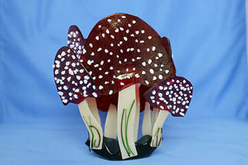 Mushroom Luminary by Lorraine Capps